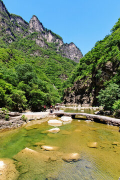 河南云臺山小寨溝風(fēng)光