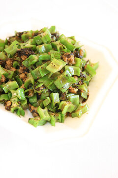 欖菜肉碎四角豆