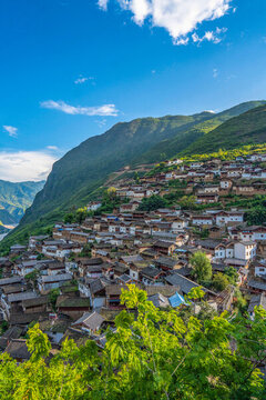 麗江寶山石頭城古納西村落