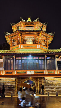 揭陽進賢門夜景