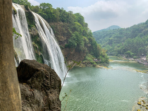 中國(guó)貴州安順黃果樹(shù)瀑布旅游風(fēng)光