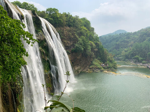 中國(guó)貴州安順黃果樹瀑布旅游風(fēng)光