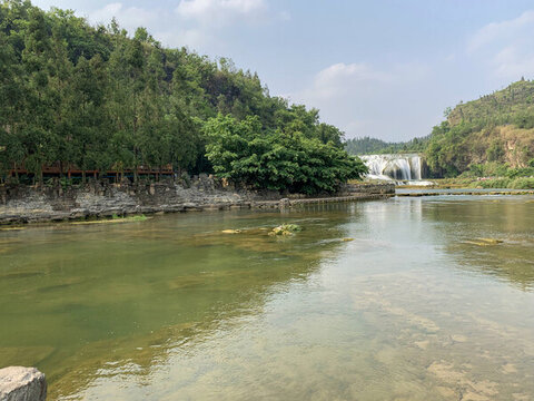 中國(guó)貴州安順黃果樹(shù)瀑布旅游風(fēng)光
