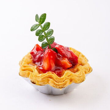 花式草莓蛋撻