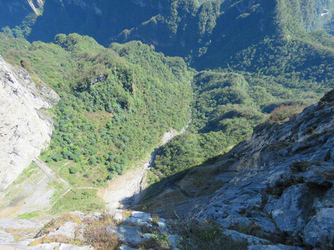 中國(guó)湖南張家界天門山旅游風(fēng)光