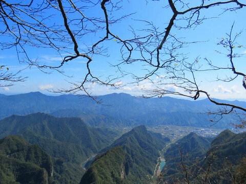 中國湖南張家界天門山旅游風(fēng)光
