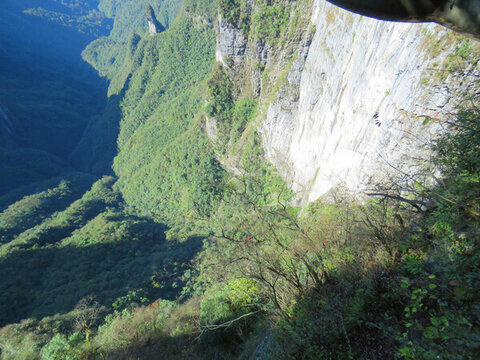 中國湖南張家界天門山旅游風(fēng)光