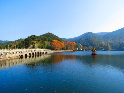 中國江西九江廬山蘆林湖旅游風(fēng)光