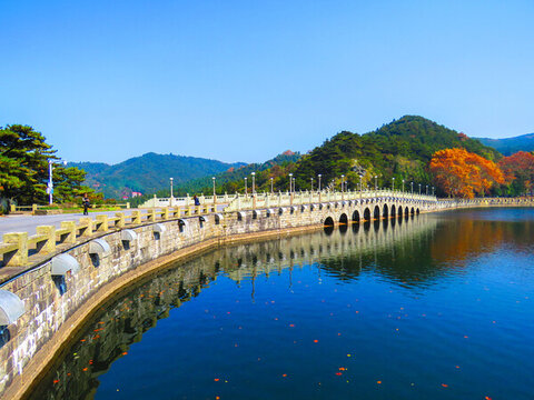 中國江西九江廬山蘆林湖旅游風光