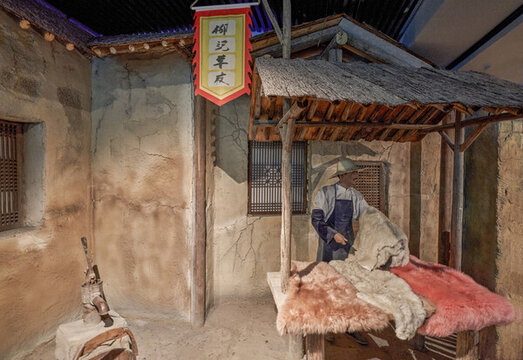 寧夏回族集市場景