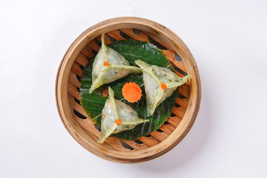 菠菜蝦餃