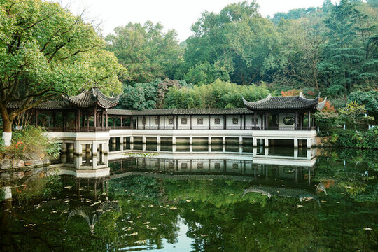 昆山亭林園遂園自然園林景觀