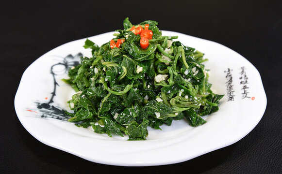 熗拌油菜苔
