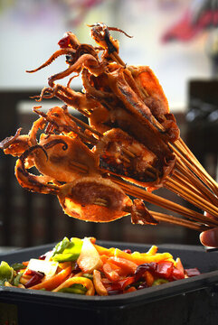 香辣魷魚(yú)串
