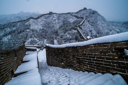 金山嶺長(zhǎng)城雪景
