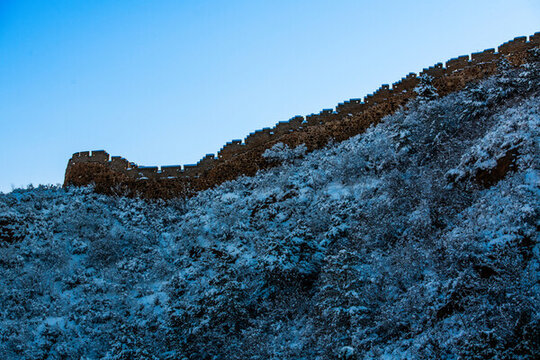 金山嶺長城雪景
