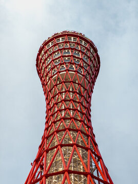 日本神戶美利堅(jiān)公園神戶港塔風(fēng)光