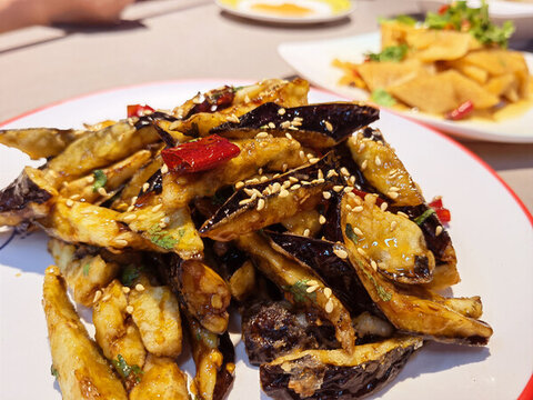 香酥炸茄子