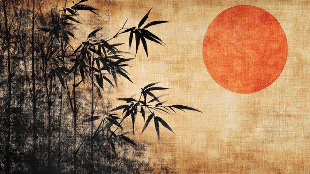 墨竹背景