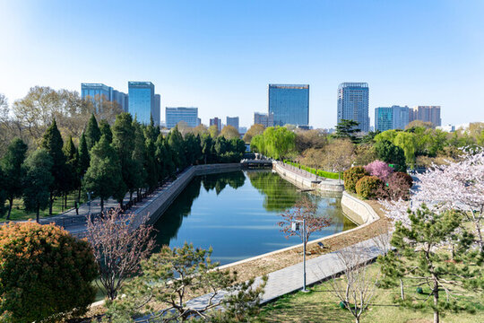 叢臺(tái)公園俯拍