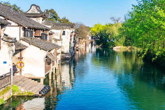 嘉興桐鄉(xiāng)烏鎮(zhèn)江南水鄉(xiāng)春光美