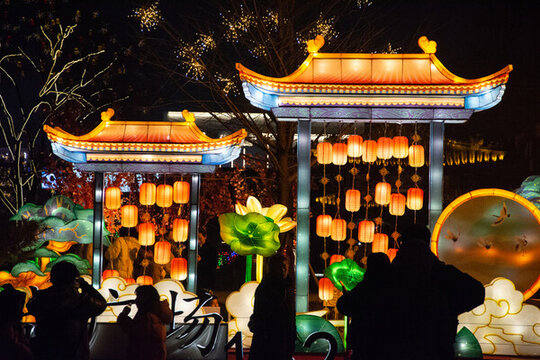 城市夜晚燈會(huì)