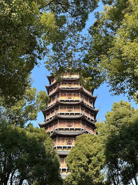 江蘇蘇州報(bào)恩寺北寺塔旅游景點(diǎn)歷史建筑