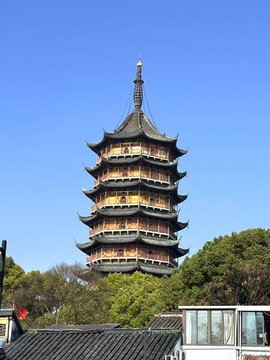 江蘇蘇州報(bào)恩寺北寺塔旅游景點(diǎn)歷史建筑