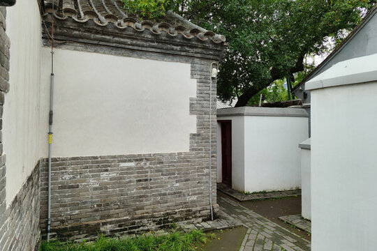 北京魯迅舊居通向后院的夾道