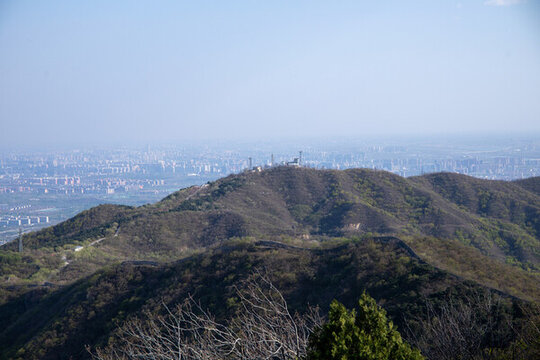 北京香山公園香爐峰主峰