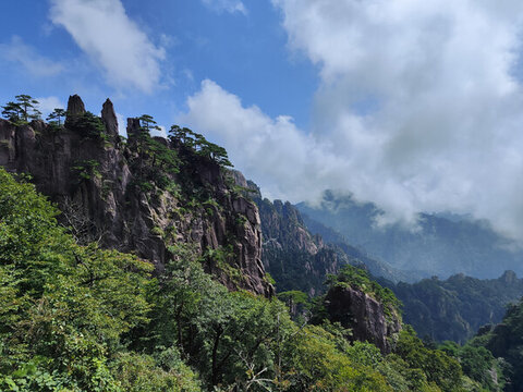 安徽黃山自然風(fēng)景圖