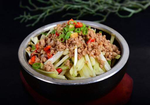 肉沫韭菜黃