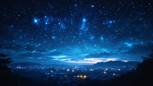 星空星座背景