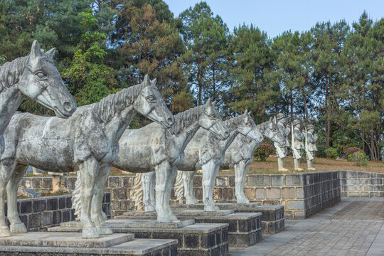 龍陵松山戰(zhàn)役中國遠(yuǎn)征軍戰(zhàn)馬方陣