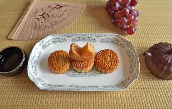 傳統(tǒng)美食中秋月餅