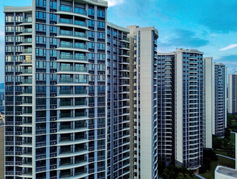 現(xiàn)代高層住宅建筑群景觀
