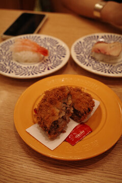 日式炸物與壽司美食組合