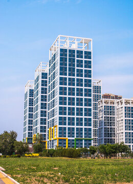 現(xiàn)代高層商務(wù)樓建筑景觀