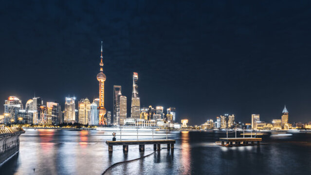 上?，F(xiàn)代夜景