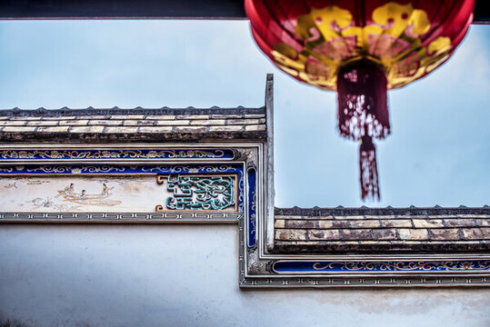 福州傳統(tǒng)民居灰塑彩繪