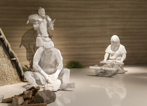 古代生活場(chǎng)景雕塑藝術(shù)