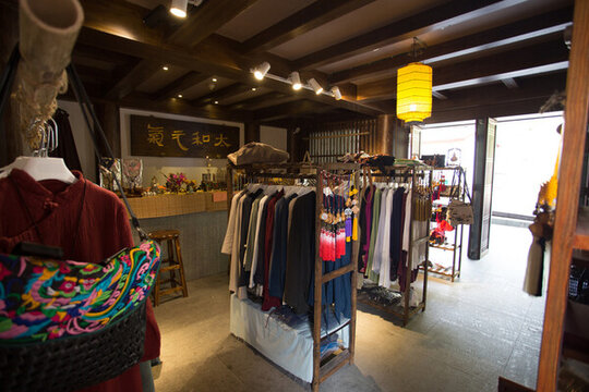 復(fù)古服裝店裝潢