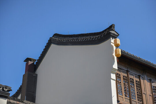 中式古建筑一角