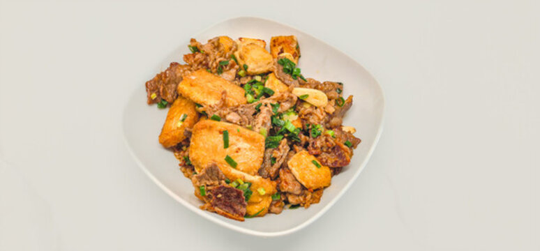沙茶牛肉炒豆腐