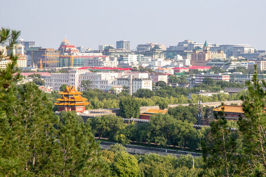 北京景山公園古建筑