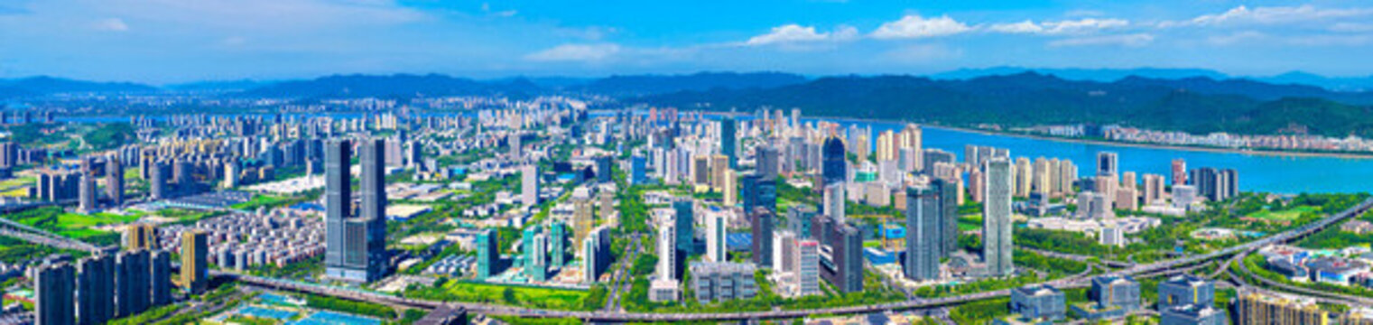 杭州市濱江區(qū)城市風光