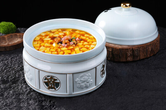 蟹黃豆花