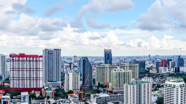 俯瞰曼谷城市景觀