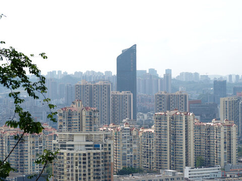 繁華都市中的林立高樓