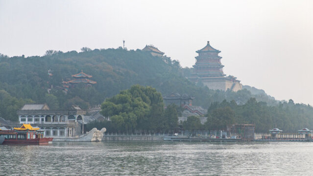 北京頤和園的秋天